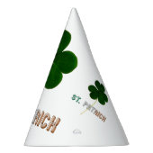 St. Patrick Kleeblatt Irish Ireland Typografy Partyhütchen (Rechts)
