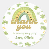 St. Patrick Lucky One Birthday Sticker  (Vorderseite)