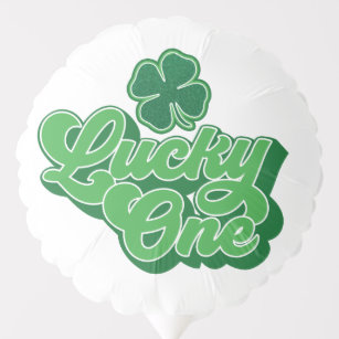 St Patrick' Lucky One First Birthday Balloon Ballon