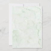 St Patrick Lucky One First Birthday Invitation Einladung (Rückseite)