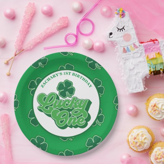 St. Patrick' Lucky One Teller zum ersten Geburtsta (Party)