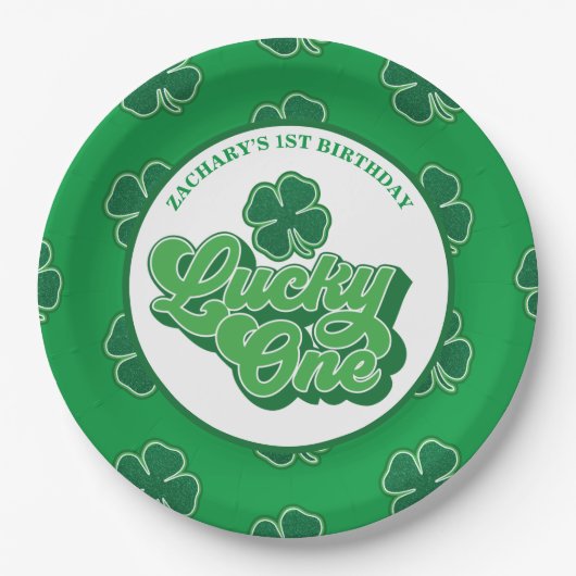 St. Patrick' Lucky One Teller zum ersten Geburtsta (Vorderseite)