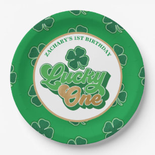 St. Patrick' Lucky One Teller zum ersten Geburtsta