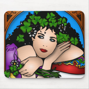 ST. PATRICK-MÄDCHEN MOUSEPAD