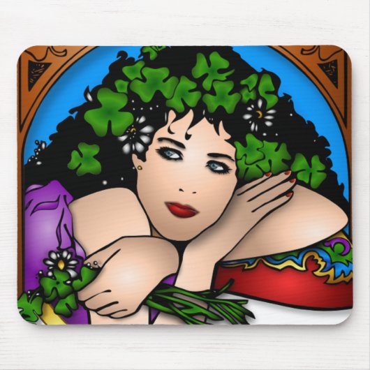 ST. PATRICK-MÄDCHEN MOUSEPAD (Vorne)