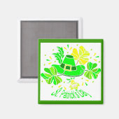 St.Patrick Magnet (Vorderseite/Rückseite)