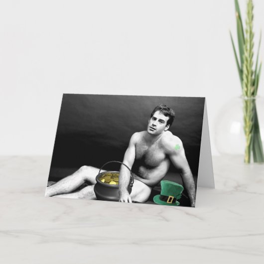 St. Patrick Man Karte (Vorderseite)