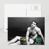 St. Patrick Man Postkarte (Vorne/Hinten)