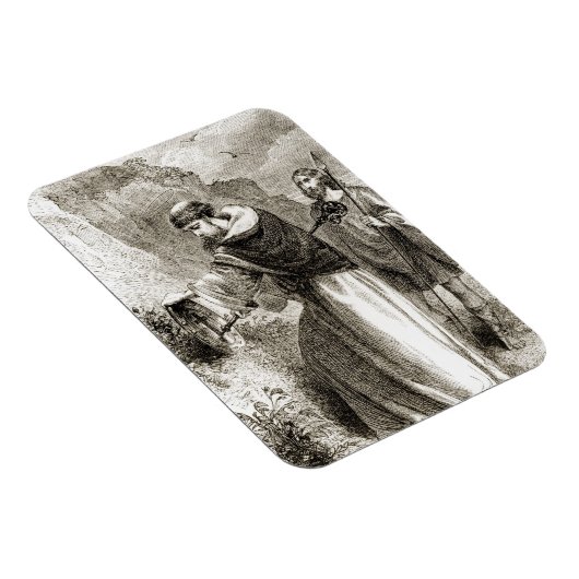 St. Patrick markiert Connals Schild mit dem Kreuz Magnet (Rechte Seite)