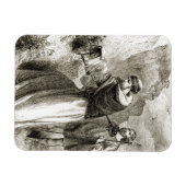 St. Patrick markiert Connals Schild mit dem Kreuz Magnet (Horizontal)