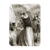 St. Patrick markiert Connals Schild mit dem Kreuz Magnet (Vertikal)