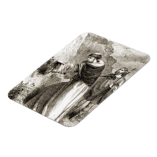 St. Patrick markiert Connals Schild mit dem Kreuz Magnet (Linke Seite)