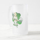 St. Patrick Mattglas Bierglas (Vorderseite Links)