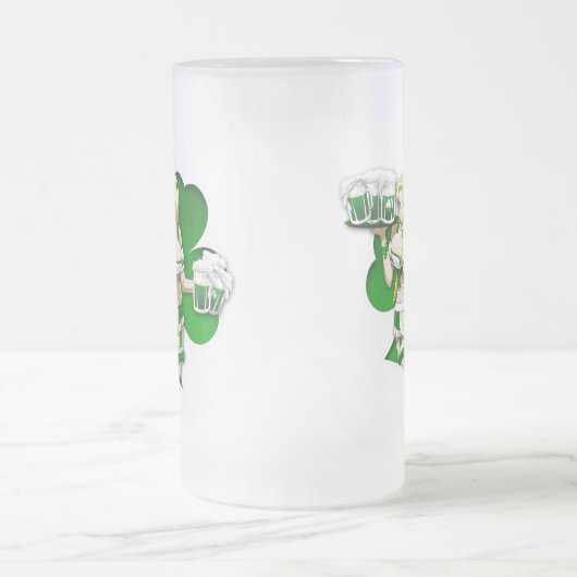 St. Patrick Mattglas Bierglas (Mittel)