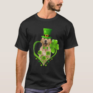 St. Patrick Niedlich Leprechaun Golden Retriever D T-Shirt