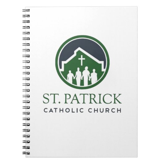 St. Patrick-Notebook Notizblock (Vorderseite)