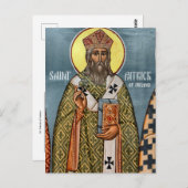 St. Patrick of Ireland Orthodox Christlich Icon Postkarte (Vorne/Hinten)