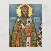 St. Patrick of Ireland Orthodox Christlich Icon Postkarte (Vorderseite)