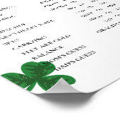 St Patrick Old Ehefrauen Tales Baby Duschspiel Poster (Ecke)