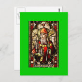 St. Patrick Patron of Ireland Postkarte (Vorne/Hinten)