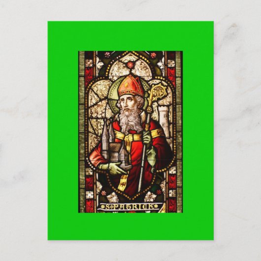 St. Patrick Patron of Ireland Postkarte (Vorderseite)