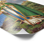 ST PATRICK, PATRON SAINT OF IRLAND. FOTODRUCK (Ecke)