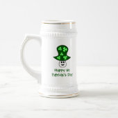 St Patrick Pilz Stein Bierglas (Links)