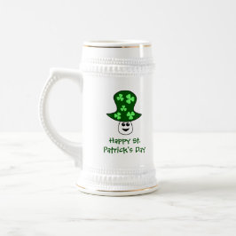St Patrick Pilz Stein Bierglas