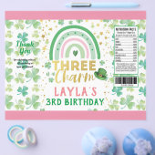 St Patrick Pink Three ist ein Charm Chip Bag Wrapp Flyer (Einzeln)
