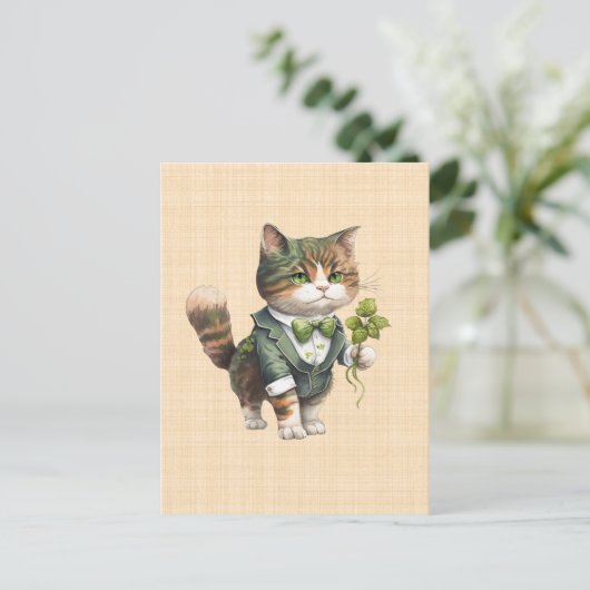 St. Patrick Postkarte (Stehend Vorderseite)