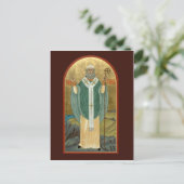 St. Patrick Prayer Card Postkarte (Stehend Vorderseite)