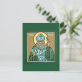 St. Patrick Prayer Card Postkarte (Stehend Vorderseite)