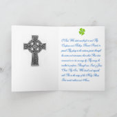 St Patrick Prayer Karte (Innenseite)