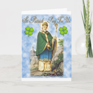 St Patrick Prayer Karte