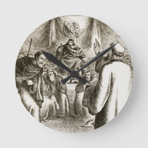 St. Patrick preaching at Tara, from 'The Trias Thu Runde Wanduhr