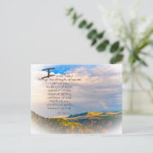 St Patrick Quote Postkarte (Stehend Vorderseite)