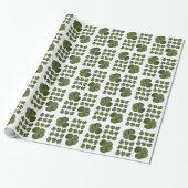 St Patrick Real 4 Leaf Clover Lucky Wrapping P Geschenkpapier (Ungerollt)