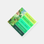 St. Patrick’s Affirmation Napkins Serviette (Ecke)