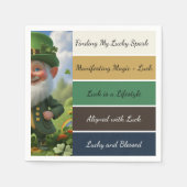 St. Patrick’s Affirmation Napkins Serviette (Vorderseite)
