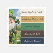 St. Patrick’s Affirmation Napkins Serviette (Vorderseite)