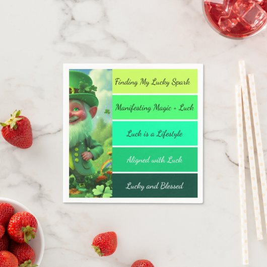 St. Patrick’s Affirmation Napkins Serviette (Beispiel)
