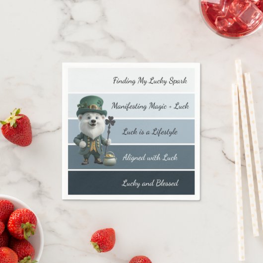 St. Patrick’s Affirmation Napkins Serviette (Beispiel)