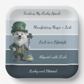 St. Patrick’s Affirmation Pappteller (Vorderseite)