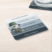 St. Patrick’s Affirmation Rechteckiger Pappuntersetzer (angewinkelt)