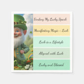 St. Patrick’s Affirmation Serviette (Vorderseite)