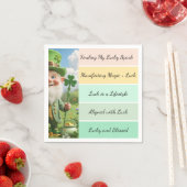 St. Patrick’s Affirmation Serviette (Beispiel)