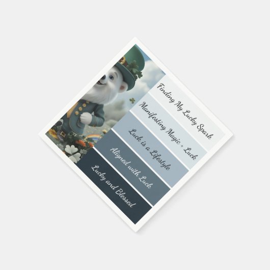 St. Patrick’s Affirmation Serviette (Ecke)