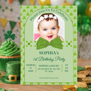 St. Patrick’s Day 1. Geburtstag Einladung