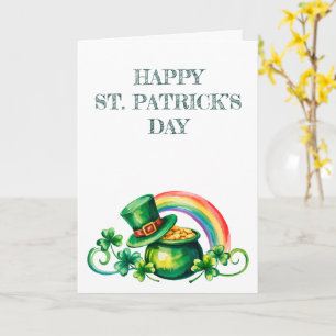 St. Patrick’s Day Aquarell Karte