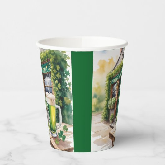 St Patrick’s Day Bar Pub Party Pappbecher (Links)